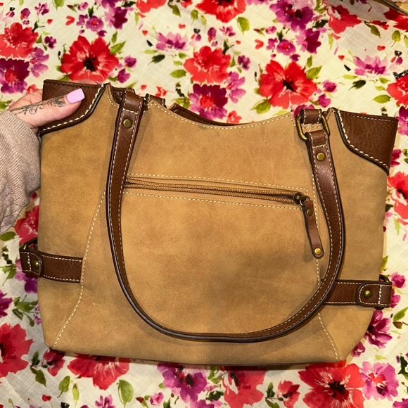 b.o.c. Two-Tone Brown Shoulder Bag - Picture 6 of 7